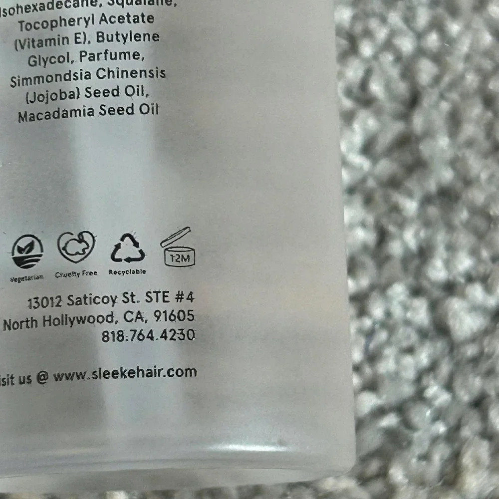 Silk'e Hair Serum Clear Paraben Sulfate‎ Free Heat Protectant Unisex 1.7oz